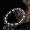 Natural White Crystal Bracelet for Women Collector's Grade Brazilian Raw Stone Genuine Crystal Bracelet for Women Couple's Gift