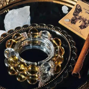 Natural Blue Moonlight Bracelet for Women Crystal Bead Bracelet Jewelry Gift for Girlfriend or Best Friend's Birthday Premium Crystal