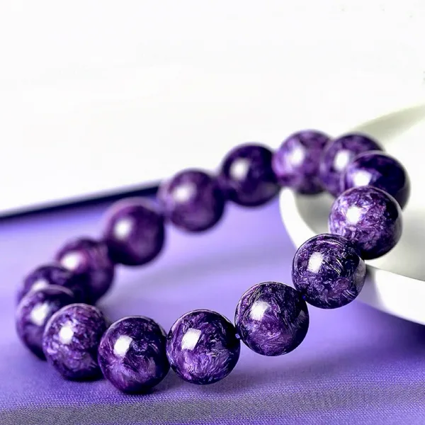 Collector's Edition New Arrival Natural Gemstone Sweet Purple Dragon Crystal Bracelet Purple Crystal Women's Jewelry Gift