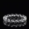 Natural White Crystal Bracelet for Women Collector's Grade Brazilian Raw Stone Genuine Crystal Bracelet for Women Couple's Gift