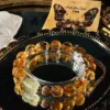 Personal Guardian Series Pi Xiu Natural Yellow Quartz Yellow Tower Quartz Crystal Bracelet