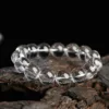 Natural White Crystal Bracelet for Women Collector's Grade Brazilian Raw Stone Genuine Crystal Bracelet for Women Couple's Gift